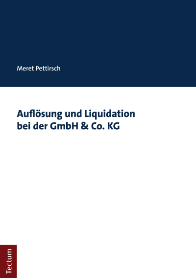 Cover of book: Auflösung und Liquidation bei der GmbH & Co. KG