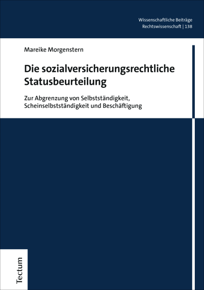 Cover des Buchs: Die sozialversicherungsrechtliche Statusbeurteilung