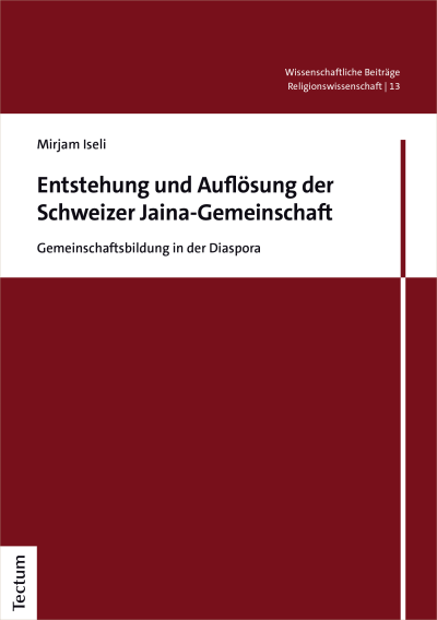 Cover des Buchs: Entstehung und Auflösung der Schweizer Jaina-Gemeinschaft
