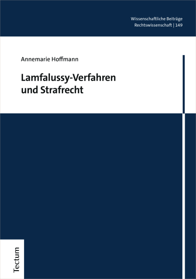 Cover des Buchs: Lamfalussy-Verfahren und Strafrecht