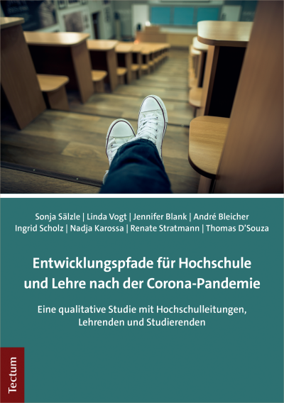 Cover of book: Entwicklungspfade für Hochschule und Lehre nach der Corona-Pandemie