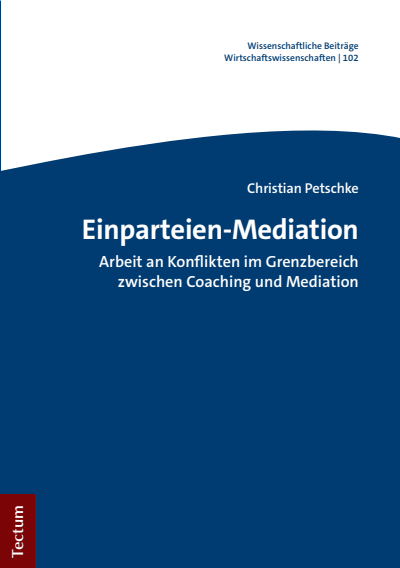 Cover of book: Einparteien-Mediation