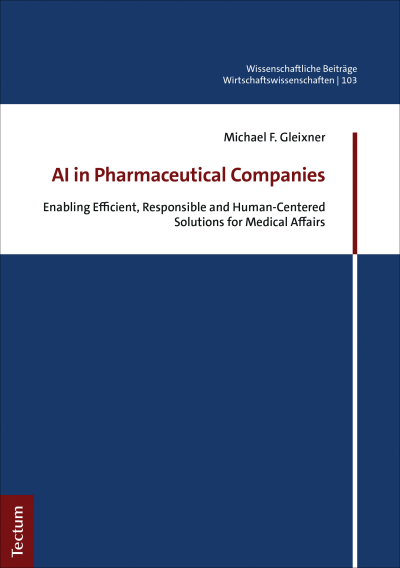 Cover of book: AI in Pharmaceutical Companies