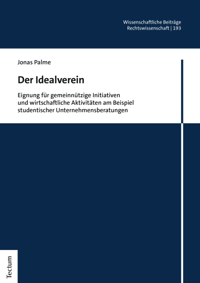 Cover of book: Der Idealverein