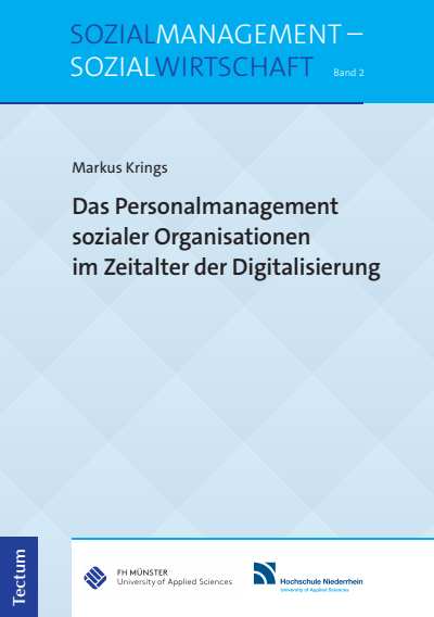 Cover des Buchs: Das Personalmanagement sozialer Organisationen im Zeitalter der Digitalisierung