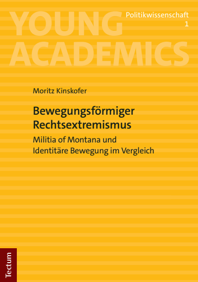 Cover of book: Bewegungsförmiger Rechtsextremismus