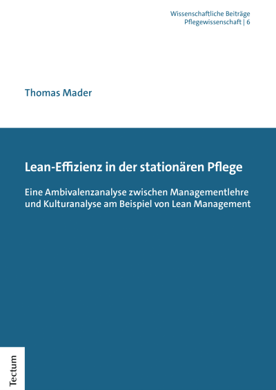 Cover of book: Lean-Effizienz in der stationären Pflege