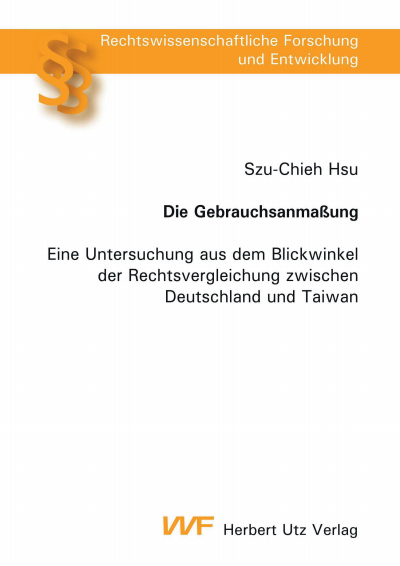 Cover of book: Die Gebrauchsanmaßung