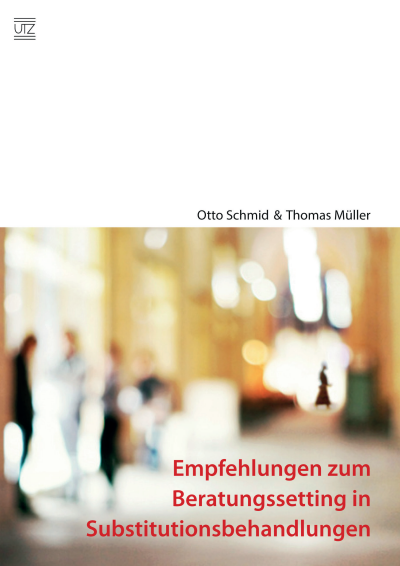 Cover of book: Empfehlungen zum Beratungssetting in Substitutionsbehandlungen
