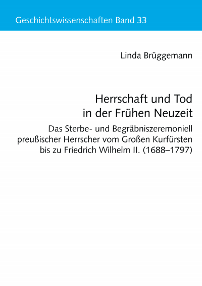 Cover des Buchs: Herrschaft und Tod in der Frühen Neuzeit