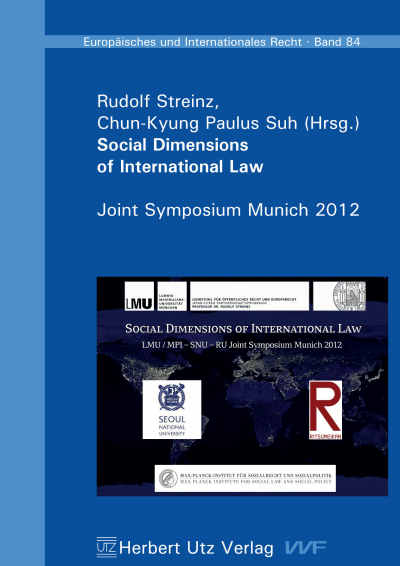 Cover des Buchs: Social Dimensions of International Law