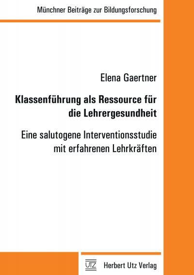Cover of book: Klassenführung als Ressource für die Lehrergesundheit