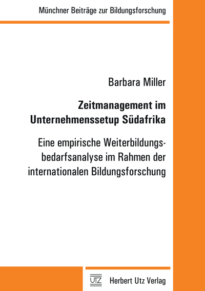 Cover of book: Zeitmanagement im Unternehmenssetup Südafrika