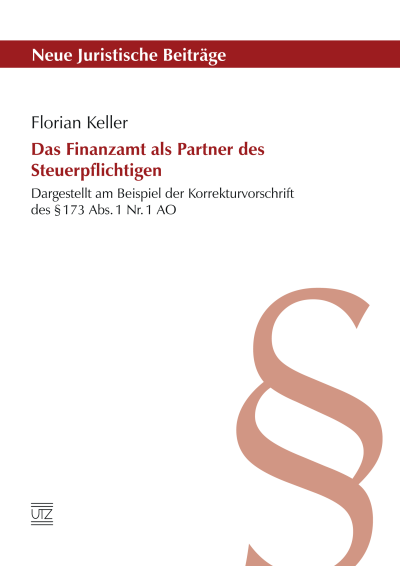 Cover des Buchs: Das Finanzamt als Partner des Steuerpflichtigen