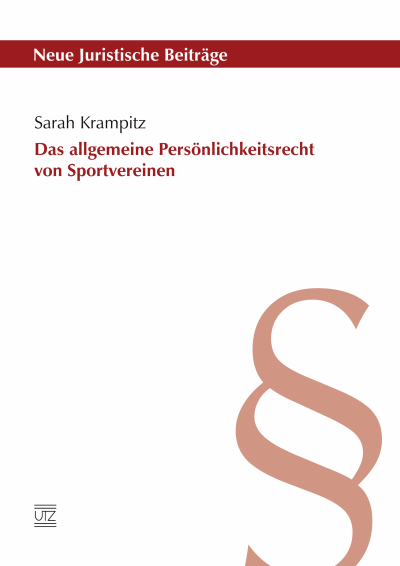 Cover des Buchs: Das allgemeine Persönlichkeitsrecht von Sportvereinen
