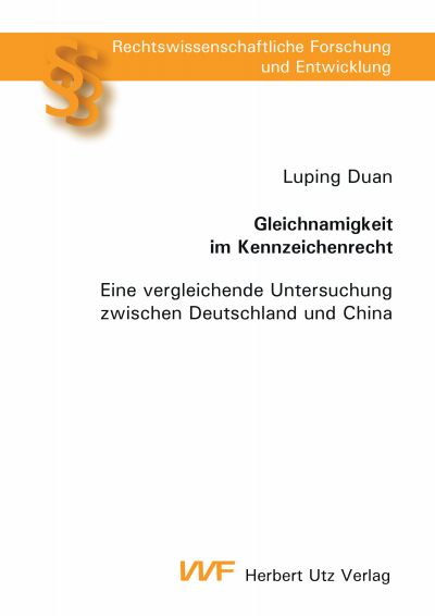 Cover des Buchs: Gleichnamigkeit im Kennzeichenrecht