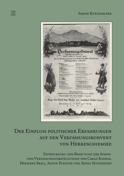 Cover des Buchs: Der Einfluss politischer Erfahrungen auf den Verfassungskonvent von Herrenchiemsee