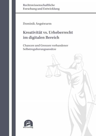 Cover des Buchs: Kreativität vs. Urheberrecht im digitalen Bereich