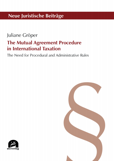 Cover des Buchs: The Mutual Agreement Procedure in International Taxation