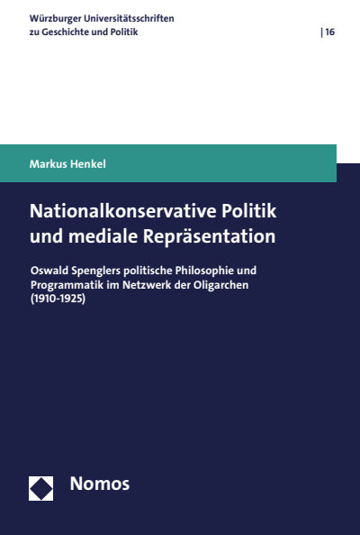 Cover of book: Nationalkonservative Politik und mediale Repräsentation