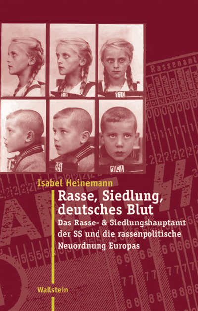 Cover of book: Rasse, Siedlung, deutsches Blut