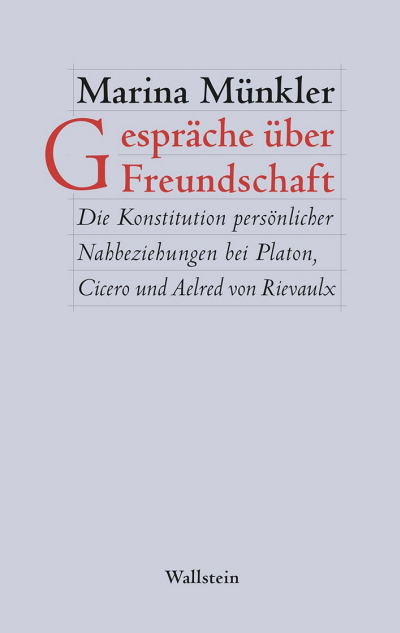 Cover des Buchs: Gespräche über Freundschaft