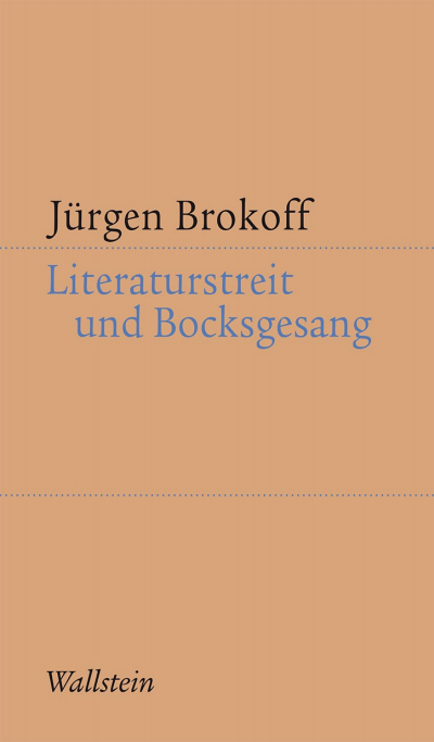 Cover des Buchs: Literaturstreit und Bocksgesang