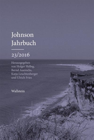 Cover des Buchs: Johnson-Jahrbuch 23/2016