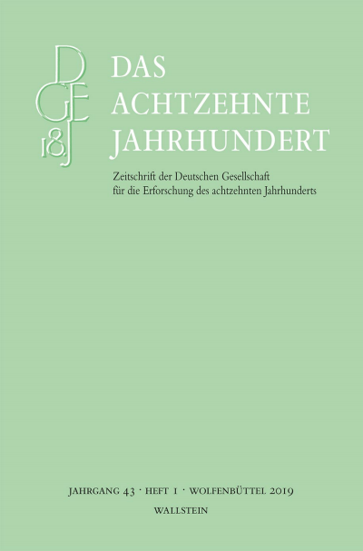 Cover des Buchs: Das achtzehnte Jahrhundert 43/1