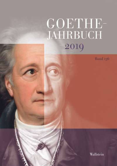 Cover of book: Goethe-Jahrbuch 136, 2019