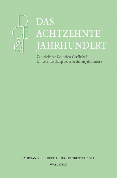 Cover des Buchs: Das achtzehnte Jahrhundert 45/1