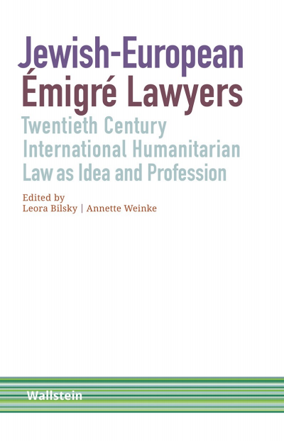 Cover of book: Jewish-European Émigré Lawyers