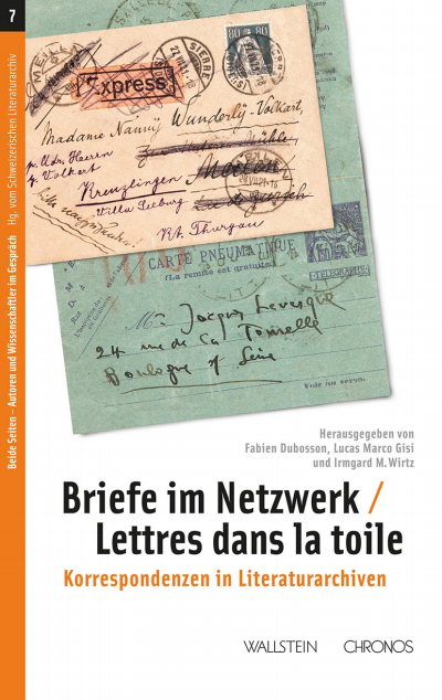 Cover des Buchs: Briefe im Netzwerk / Lettres dans la toile