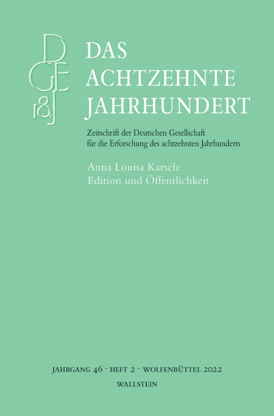 Cover des Buchs: Das achtzehnte Jahrhundert