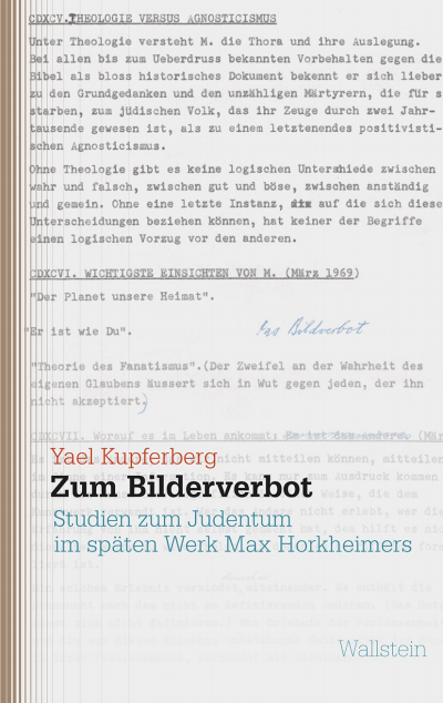 Cover des Buchs: Zum Bilderverbot