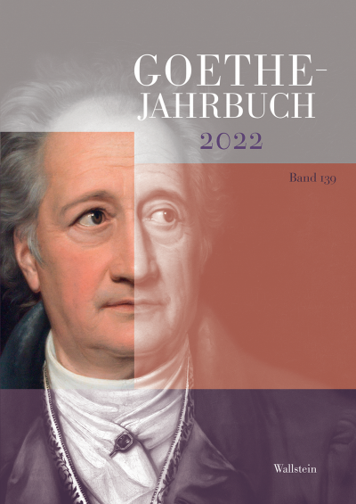 Cover of book: Goethe-Jahrbuch 139, 2022