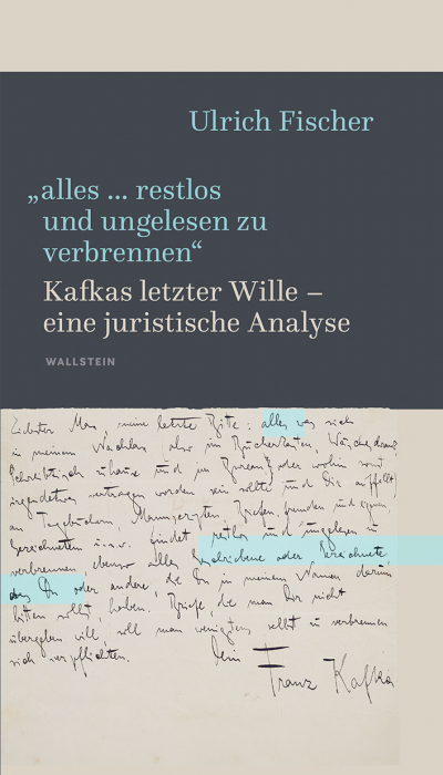 Cover des Buchs: »alles … restlos und ungelesen zu verbrennen«