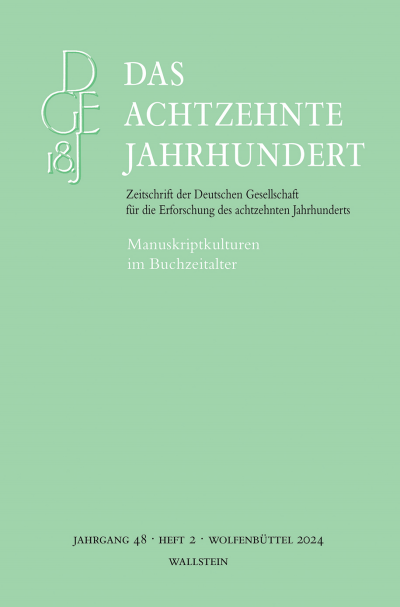 Cover des Buchs: Das achtzehnte Jahrhundert