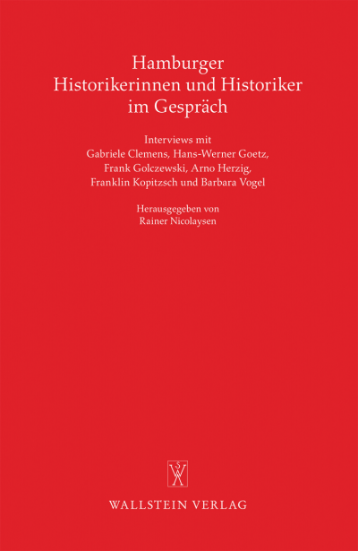 Cover des Buchs: Hamburger Historikerinnen und Historiker im Gespräch