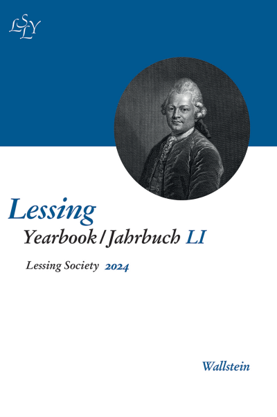 Cover of book: Lessing Yearbook/Jahrbuch LI, 2024