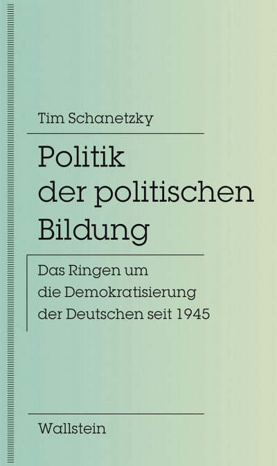 Cover des Buchs: Politik der politischen Bildung