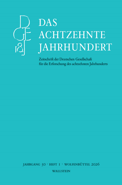 Cover of book: Das achtzehnte Jahrhundert
