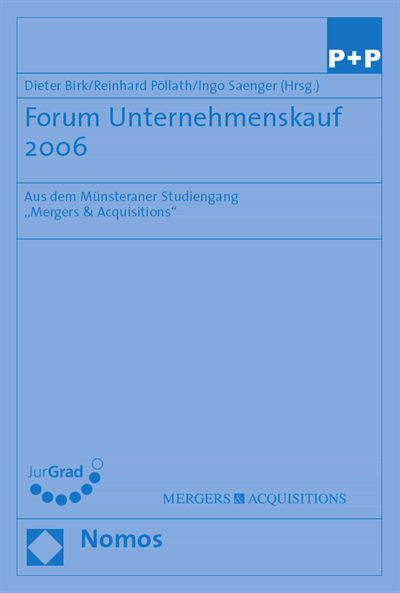 Cover of book: Forum Unternehmenskauf 2006