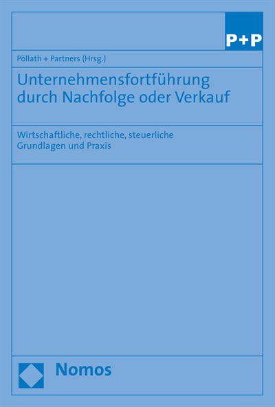 Cover of book: Unternehmensfortführung durch Nachfolge oder Verkauf