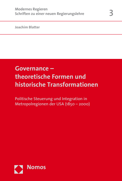 Cover des Buchs: Governance - theoretische Formen und historische Transformationen