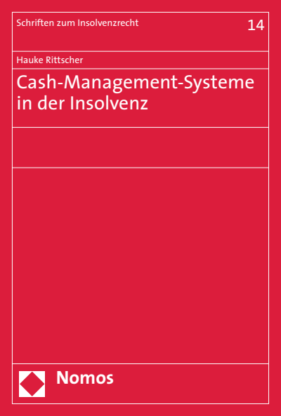 Cover of book: Cash-Management-Systeme in der Insolvenz
