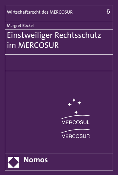 Cover of book: Einstweiliger Rechtsschutz im MERCOSUR