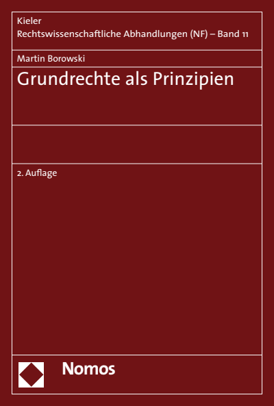 Cover des Buchs: Grundrechte als Prinzipien