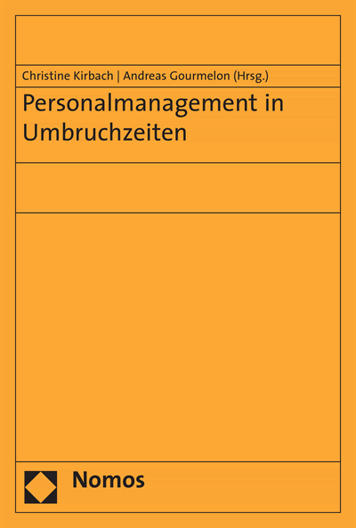 Cover des Buchs: Personalmanagement in Umbruchzeiten