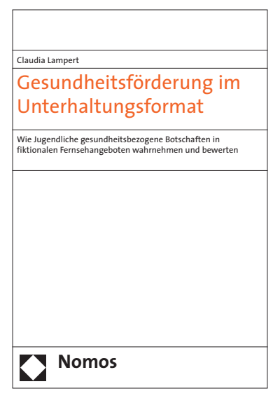 Cover des Buchs: Gesundheitsförderung im Unterhaltungsformat